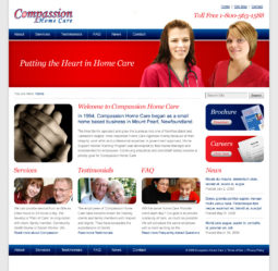 Compassion Homecare Website Design and Development - Home