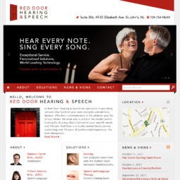 Red Door Hearing & Speech Website Design and Development - Home