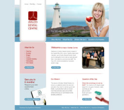 Avalon Dental Website Design - Home