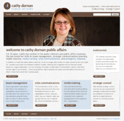 Cathy Dornan Website Design and Development - Home