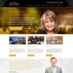 Grand Productions Website Design and Development - Home