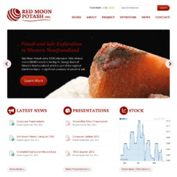Red Moon Potash Website Design and Development - Home