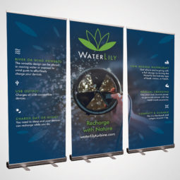 WaterLily Pop Up Banners Design