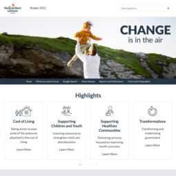Government of Newfoundland and Labrador Budget 2022 Website Design and Development – Home