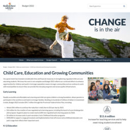 Government of Newfoundland and Labrador Budget 2022 Website Design and Development – Sub
