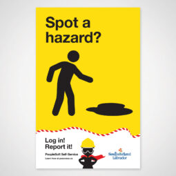 Government of Newfoundland and Labrador Occupational Health and Safety Poster Design