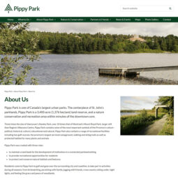 Pippy Park Website Design and Development – Sub