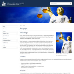 Provincial Court of Newfoundland and Labrador Website Design and Development – Sub