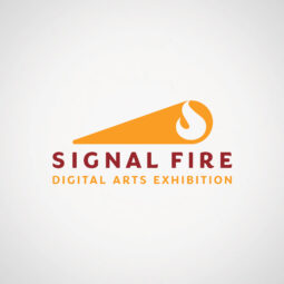 Signal Fire Digital Arts Exhibition Logo Design